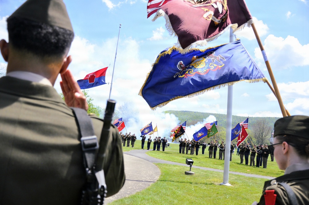 2026 28th ID memorial ceremony at Boalsburg