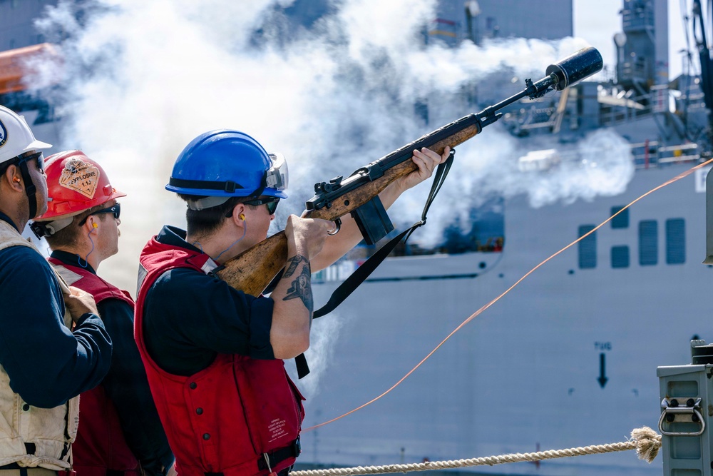 USS Milius Replenishment-at-Sea