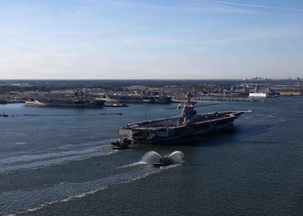 USS Gerald R. Ford Homecoming