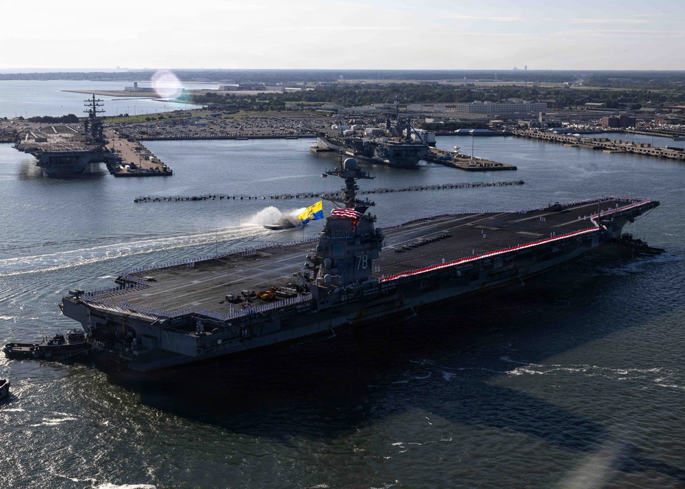 USS Gerald R. Ford Homecoming