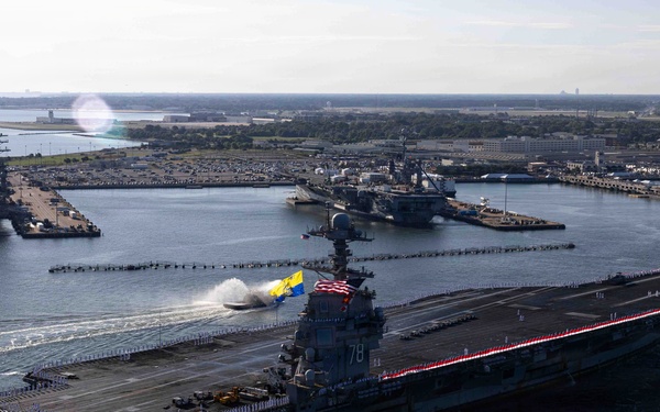 USS Gerald R. Ford Homecoming