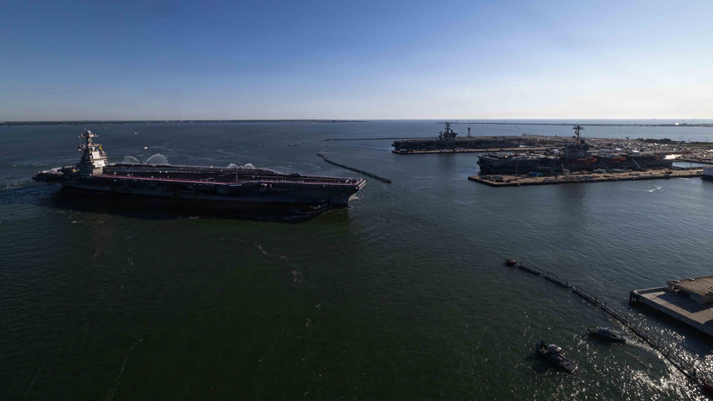 USS Gerald R. Ford Homecoming