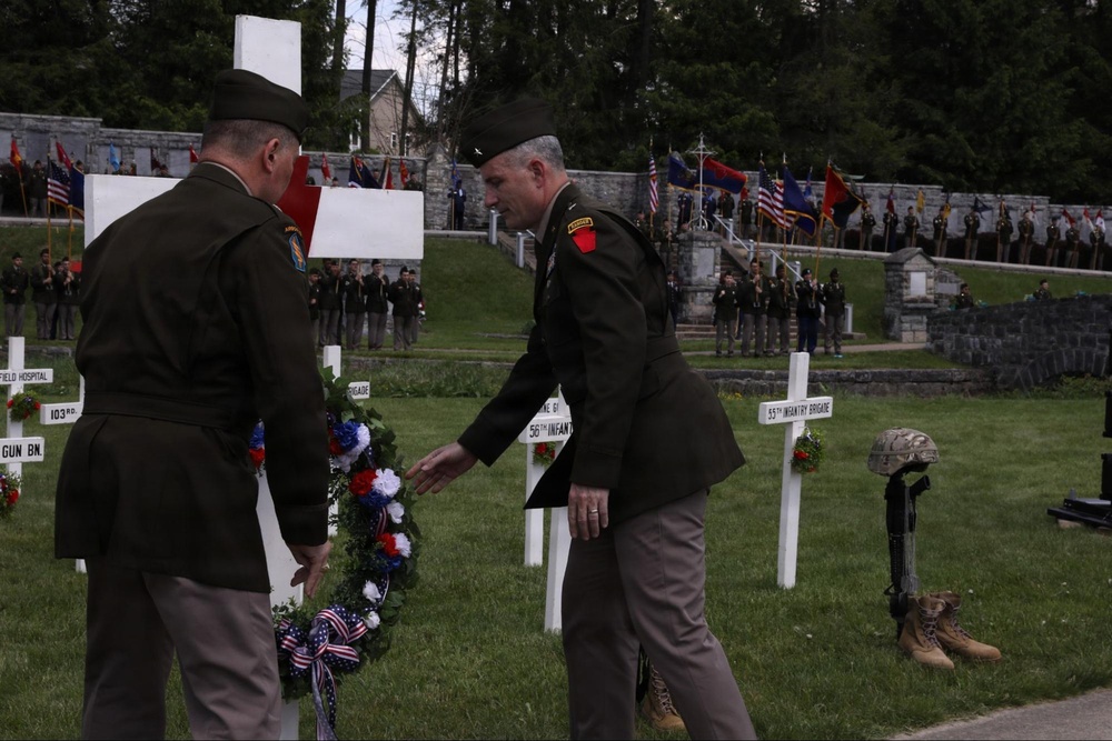 28th Infantry Division Honors Fallen in Boalsburg, PA