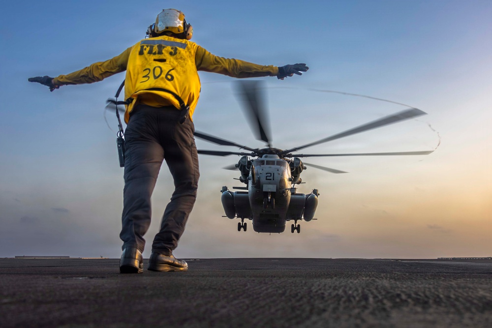 USS Abraham Lincoln Conducts Flight Operations