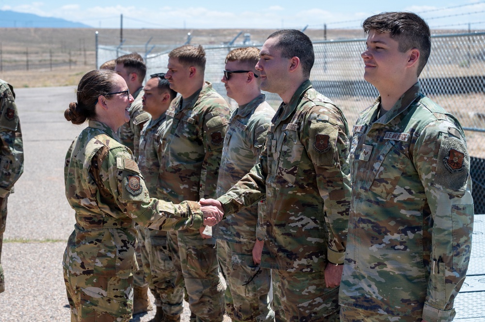 Recognizing Excellence: 20th Air Force Leadership Visits Kirtland's 377th Air Base Wing