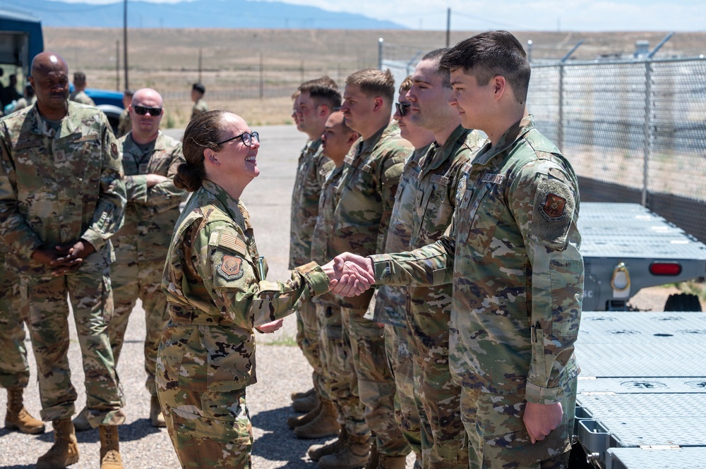 Recognizing Excellence: 20th Air Force Leadership Visits Kirtland's 377th Air Base Wing