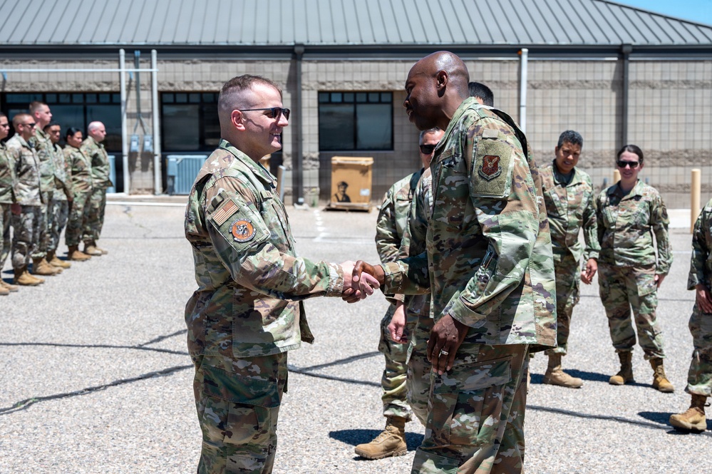 Recognizing Excellence: 20th Air Force Leadership Visits Kirtland's 377th Air Base Wing