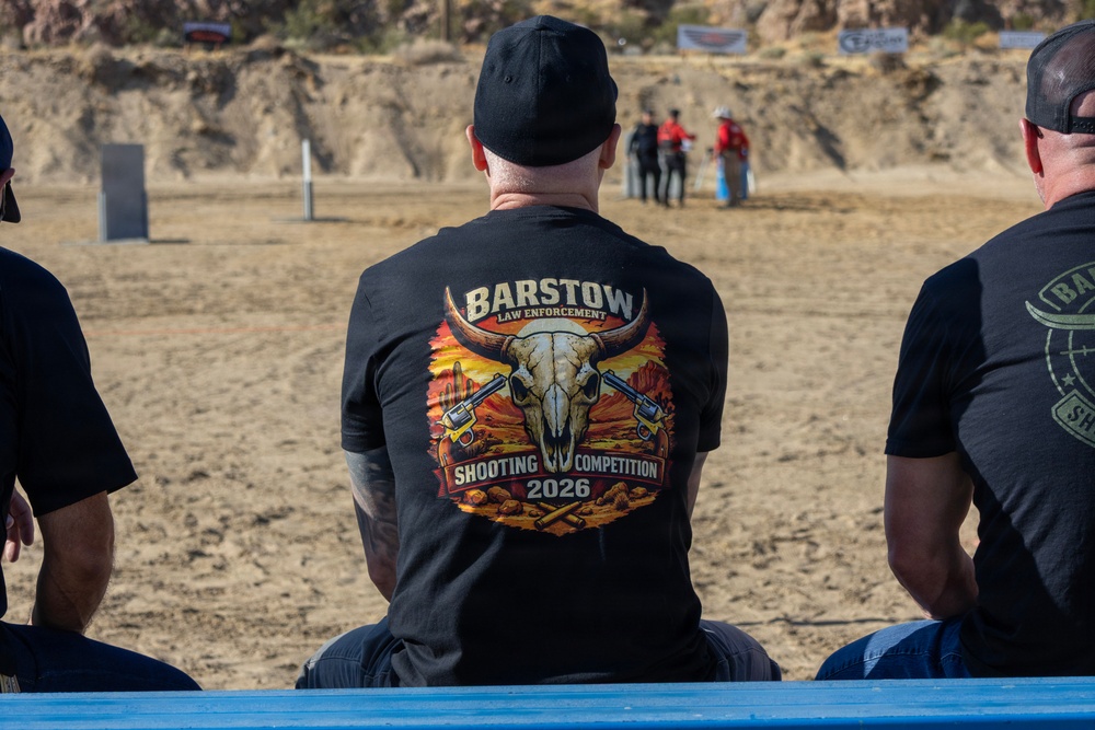 Shooting competition at the Barstow Police shooting range in Barstow, California, May 15