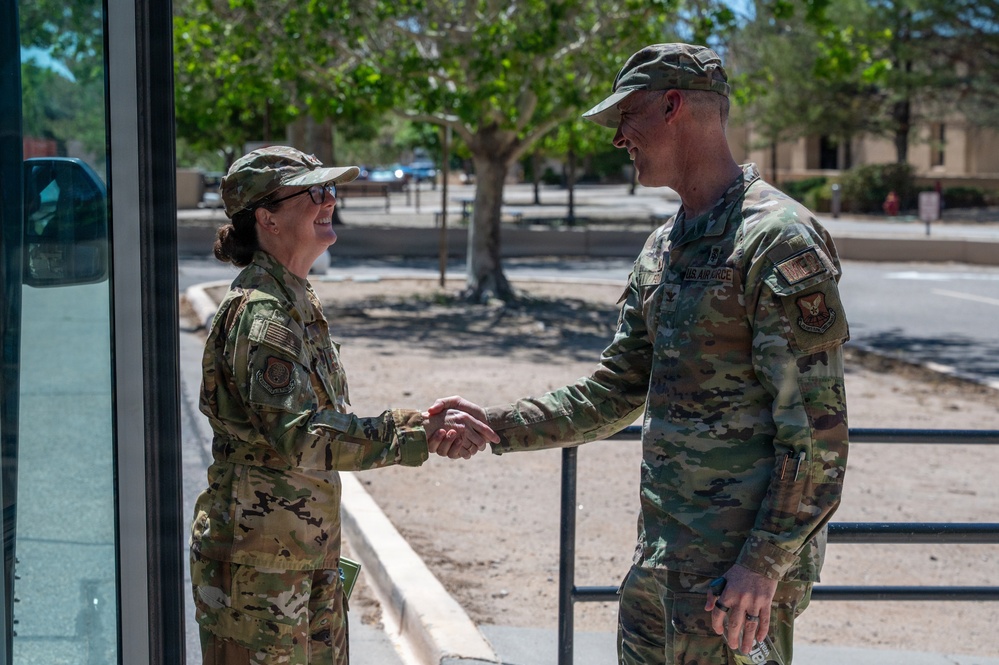 Recognizing Excellence: 20th Air Force Leadership Visits Kirtland's 377th Air Base Wing