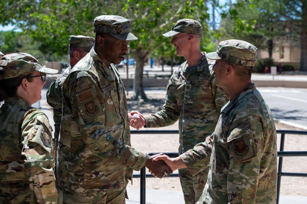 Recognizing Excellence: 20th Air Force Leadership Visits Kirtland's 377th Air Base Wing