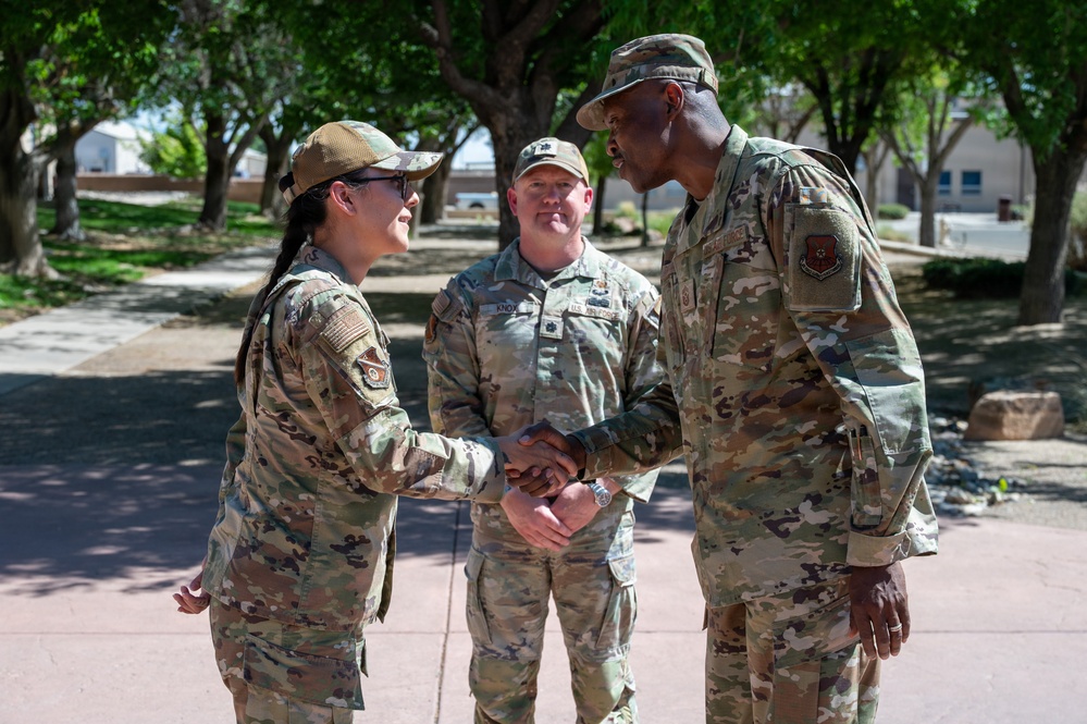 Recognizing Excellence: 20th Air Force Leadership Visits Kirtland's 377th Air Base Wing