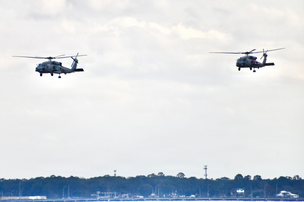 HSM-70 SPARTANS Combat Element 3 returned home to Naval Air Station Jacksonville