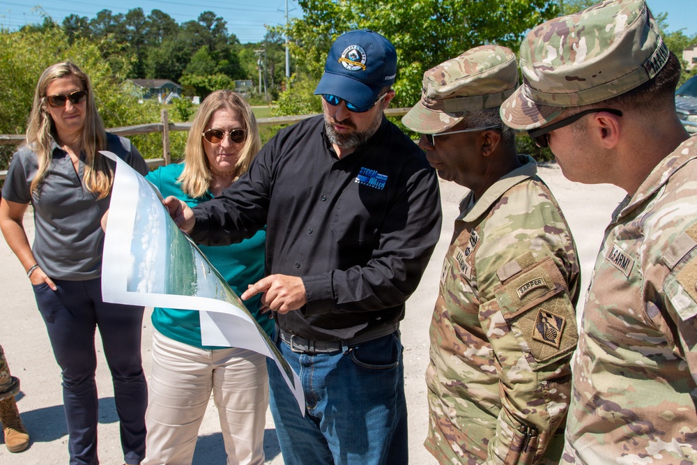 USACE Maj. Gen. Discusses Waccamaw River Flooding With County Leadership
