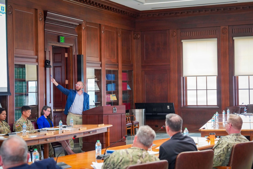 Stockdale Leadership Development Concentration cohort presents research on senior officer career pathways