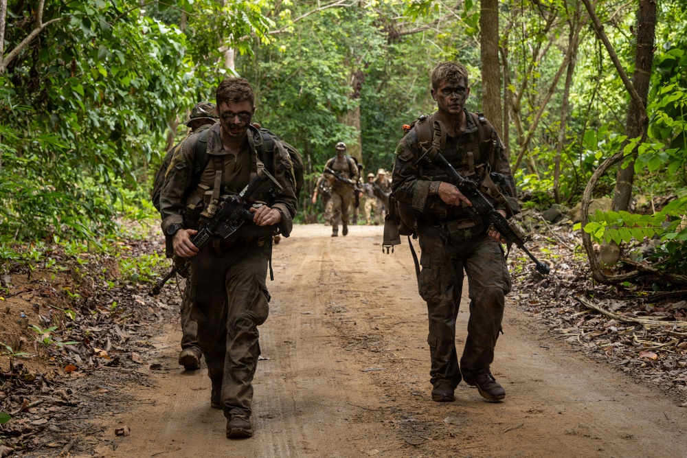 Candidates Push Through Final Jungle Obstacles During JOTC-P