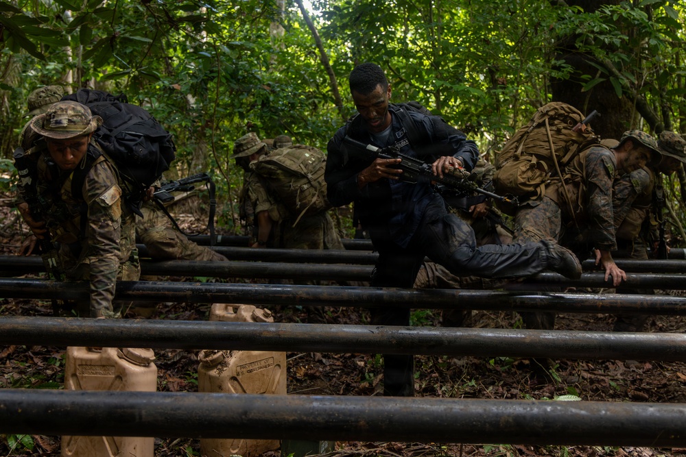 Candidates Push Through Final Jungle Obstacles During JOTC-P
