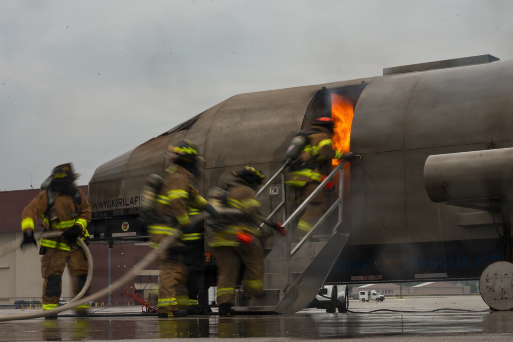 Into the flames