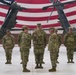 3-501st AHB, 1AD CAB furls the Chaos Company colors