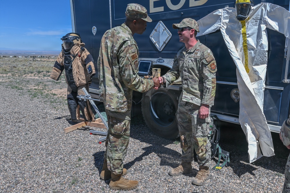 Recognizing Excellence: 20th Air Force Leadership Visits Kirtland's 377th Air Base Wing