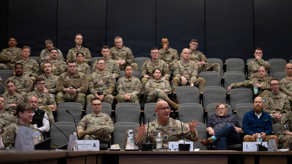 Chief Master Sergeant of the Space Force visit NSIC