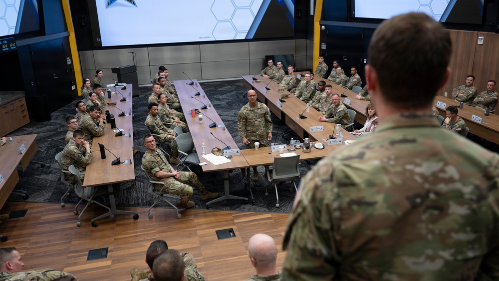 Chief Master Sergeant of the Space Force visit NSIC