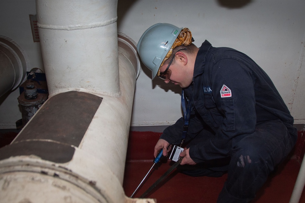 USS Ronald Reagan (CVN 76) Sailor Opens A Void Space