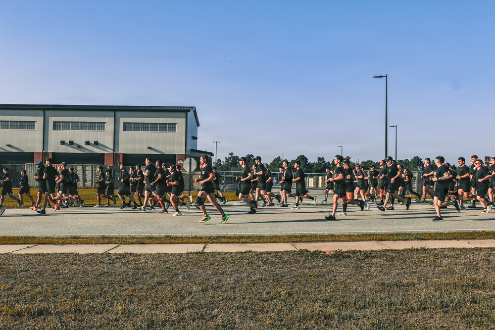 3rd Special Forces Group (Airborne) Soldiers honor Staff Sgt. Robert J. Miller during annual memorial 5K