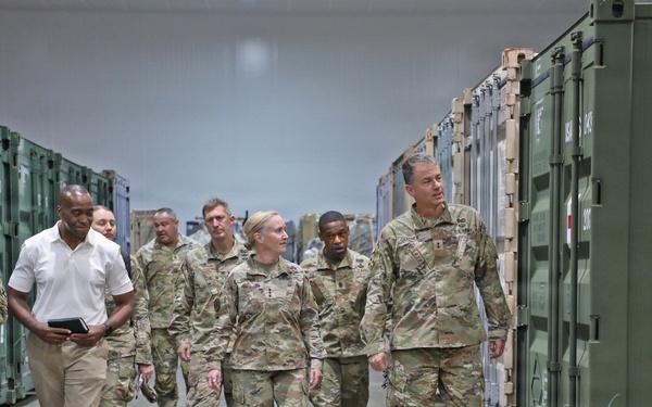 Army Deputy G-4 Tours Agila Port Facilities