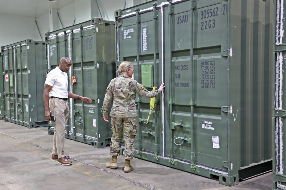 Army Deputy G-4 Tours Agila Port Facilities