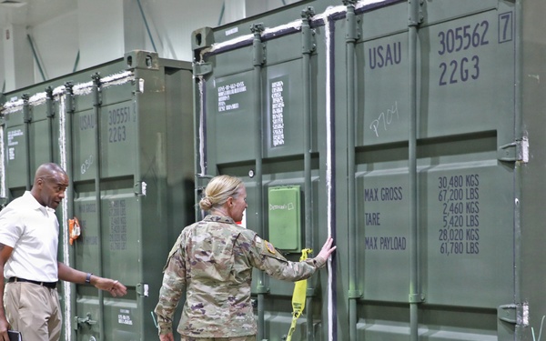 Army Deputy G-4 Tours Agila Port Facilities