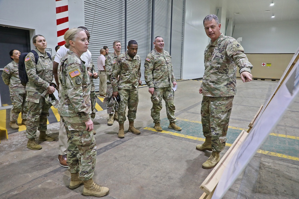 Army Deputy G-4 Tours Agila Port Facilities