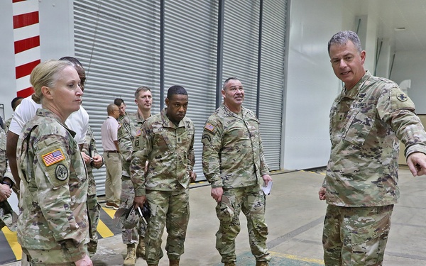 Army Deputy G-4 Tours Agila Port Facilities
