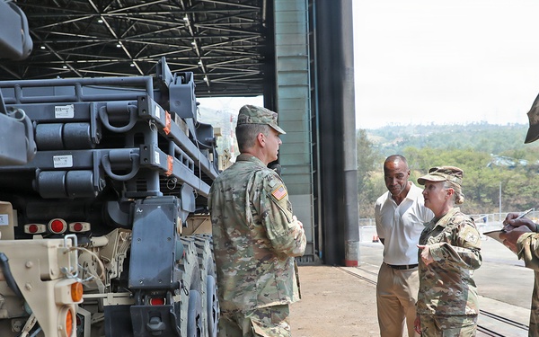 Army Deputy G-4 Tours Agila Port Facilities