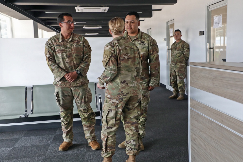 Army Deputy G-4 Tours Agila Port Facilities