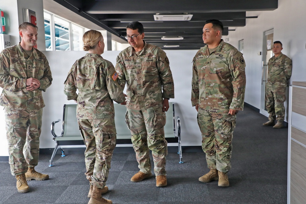 Army Deputy G-4 Tours Agila Port Facilities