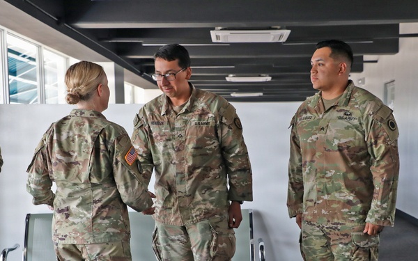 Army Deputy G-4 Tours Agila Port Facilities