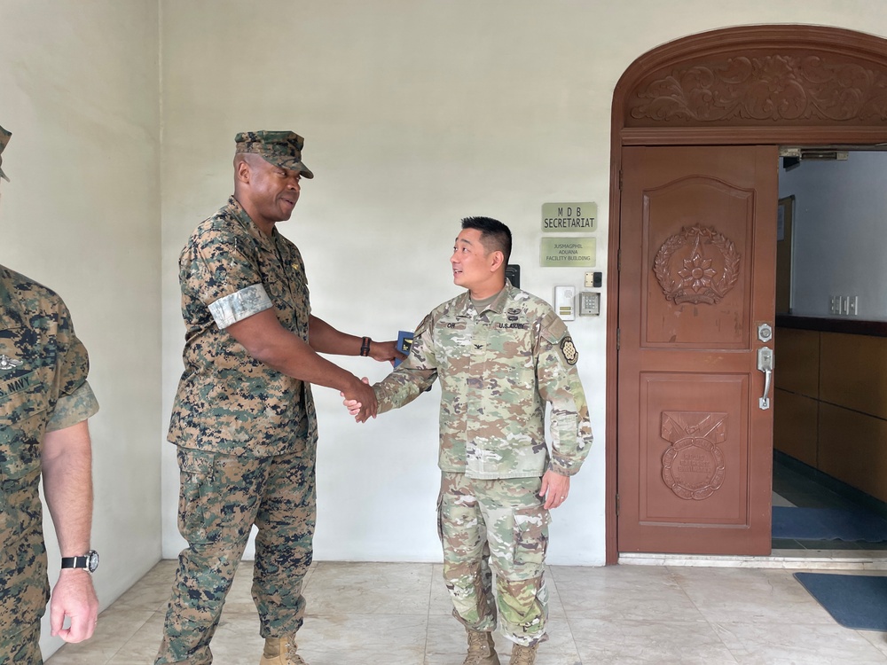 3rd MAW AWC visits JUSMAG-P