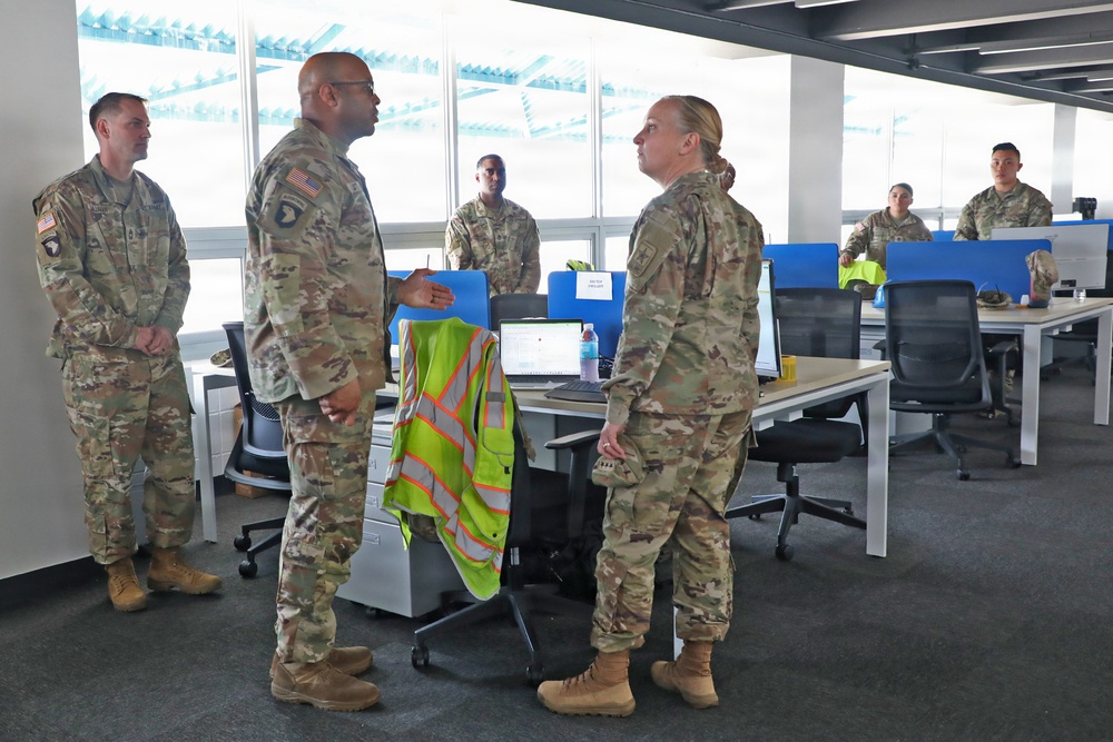 Army Deputy G-4 Tours Agila Port Facilities