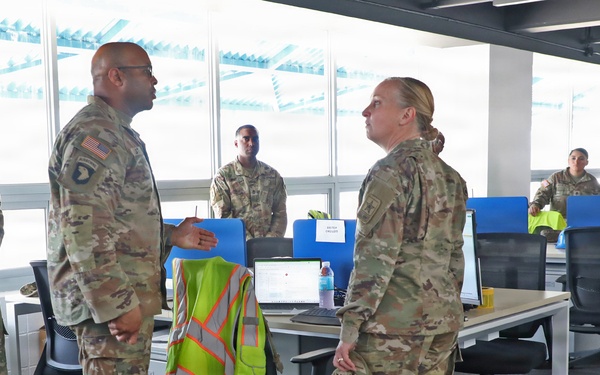 Army Deputy G-4 Tours Agila Port Facilities