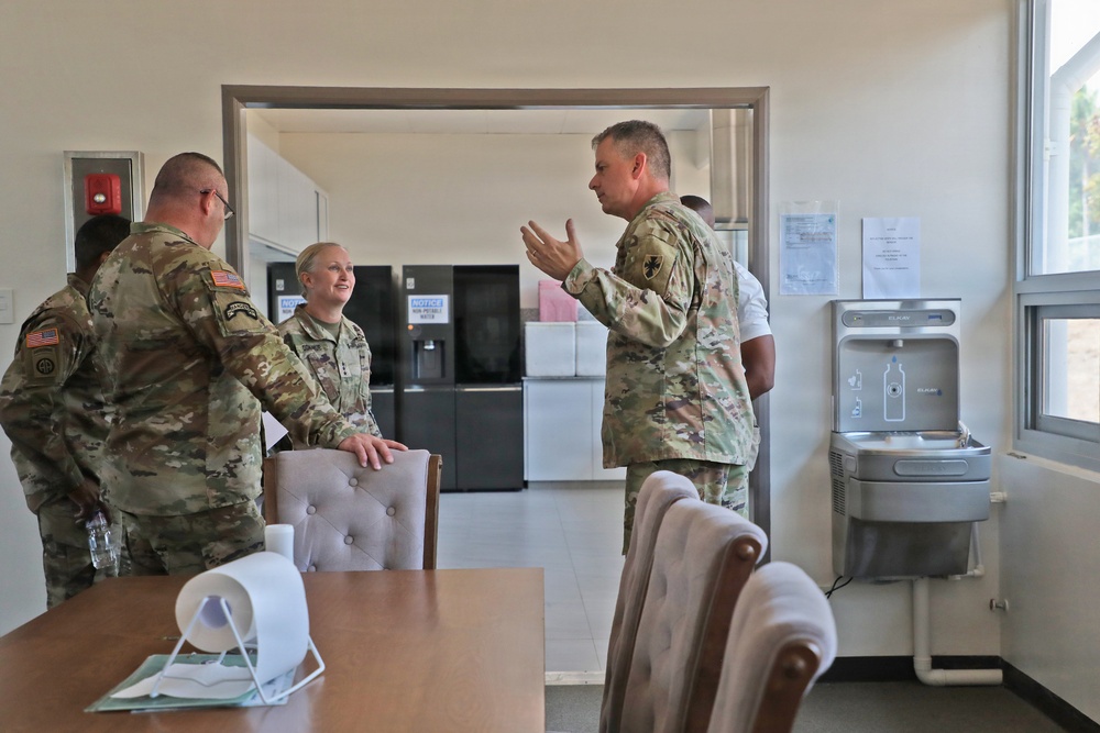 Army Deputy G-4 Tours Agila Port Facilities