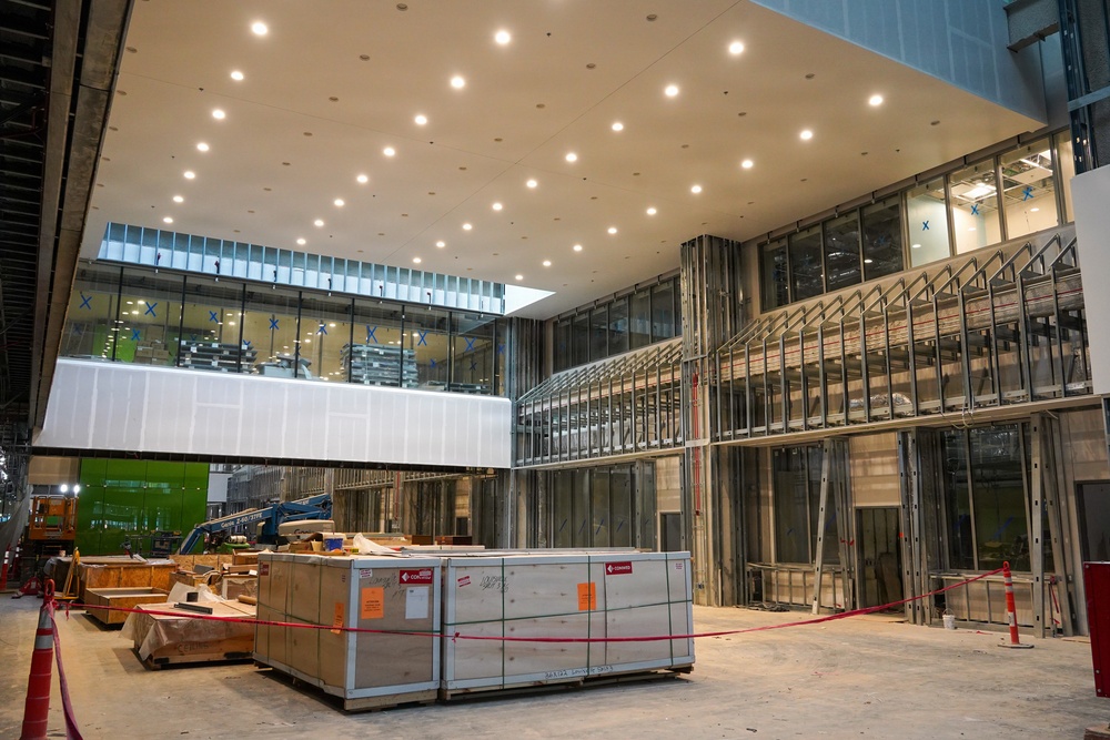Construction continues on the Louisville Medical Center May 13, 2026