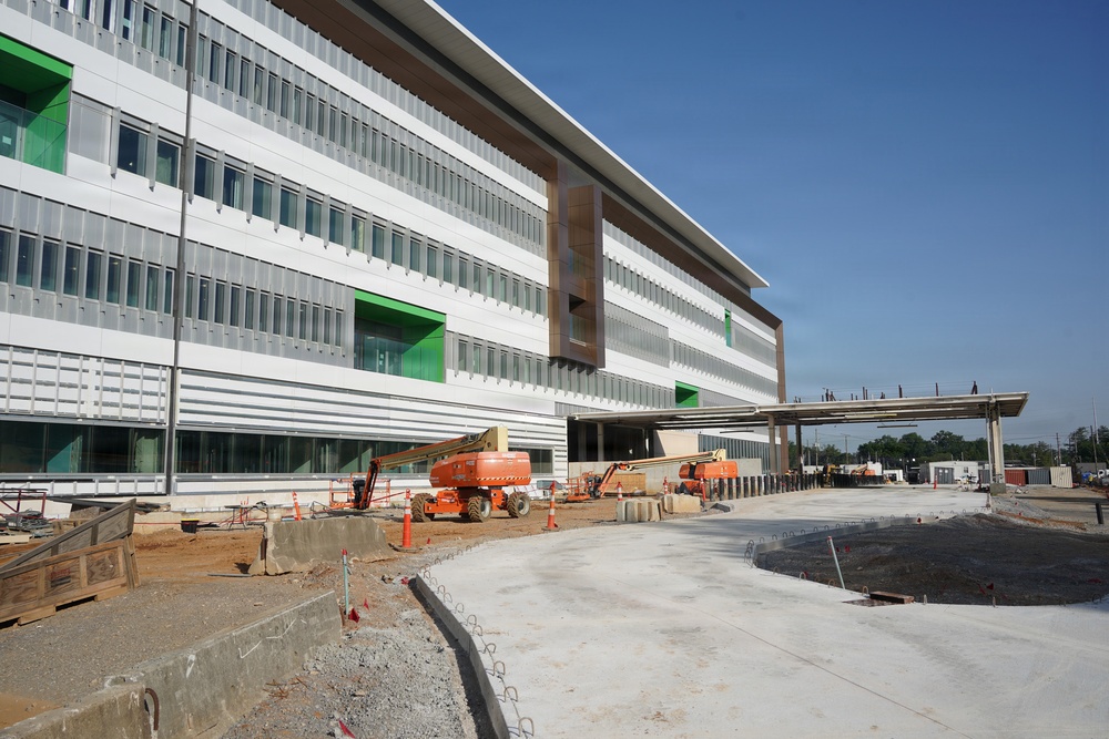 Construction continues on the Louisville Medical Center May 13, 2026