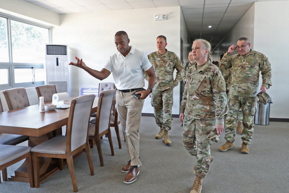 Army Deputy G-4 Tours Agila Port Facilities