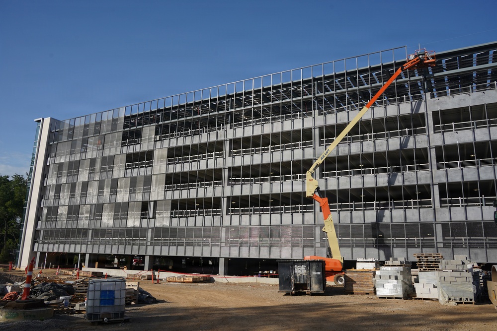 Construction continues on the Louisville Medical Center May 13, 2026