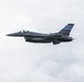 U.S. Air Force Col. Shaun Bowes F-16 fini-flight