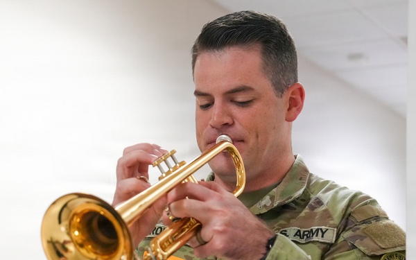 U.S. Army Field Band visits CDCs for Month of the Military Child