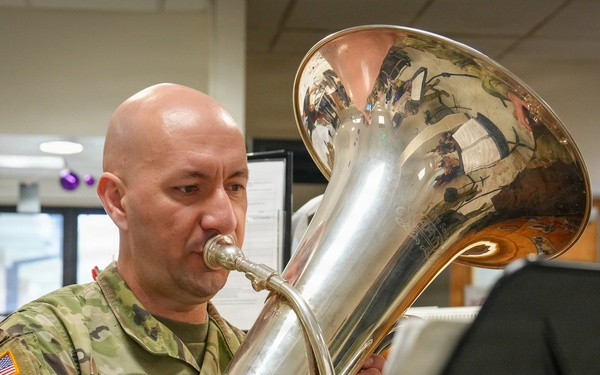 U.S. Army Field Band visits CDCs for Month of the Military Child