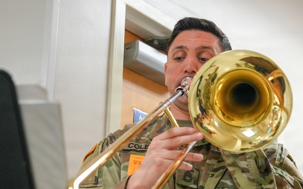 U.S. Army Field Band visits CDCs for Month of the Military Child