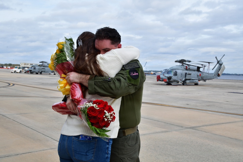 HSM-70 SPARTANS Combat Element 3 returned home to Naval Air Station Jacksonville