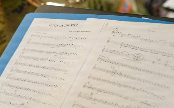 U.S. Army Field Band visits CDCs for Month of the Military Child